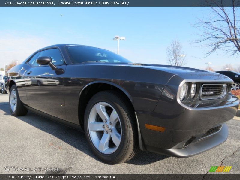 Granite Crystal Metallic / Dark Slate Gray 2013 Dodge Challenger SXT