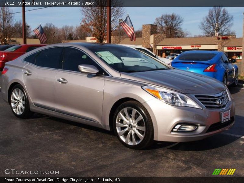 Hyper Silver Metallic / Black 2012 Hyundai Azera