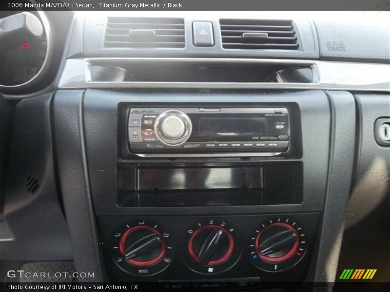 Titanium Gray Metallic / Black 2006 Mazda MAZDA3 i Sedan