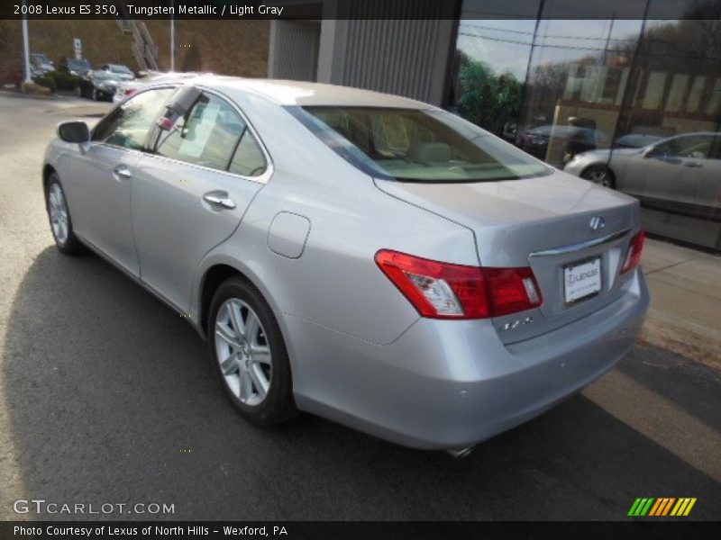 Tungsten Metallic / Light Gray 2008 Lexus ES 350
