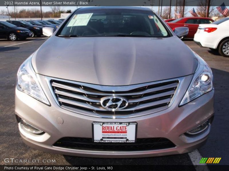 Hyper Silver Metallic / Black 2012 Hyundai Azera