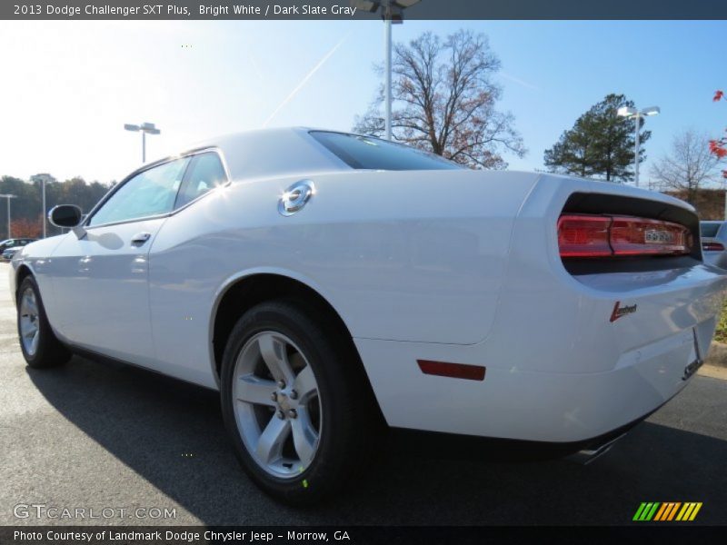 Bright White / Dark Slate Gray 2013 Dodge Challenger SXT Plus