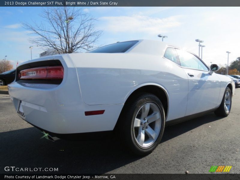 Bright White / Dark Slate Gray 2013 Dodge Challenger SXT Plus