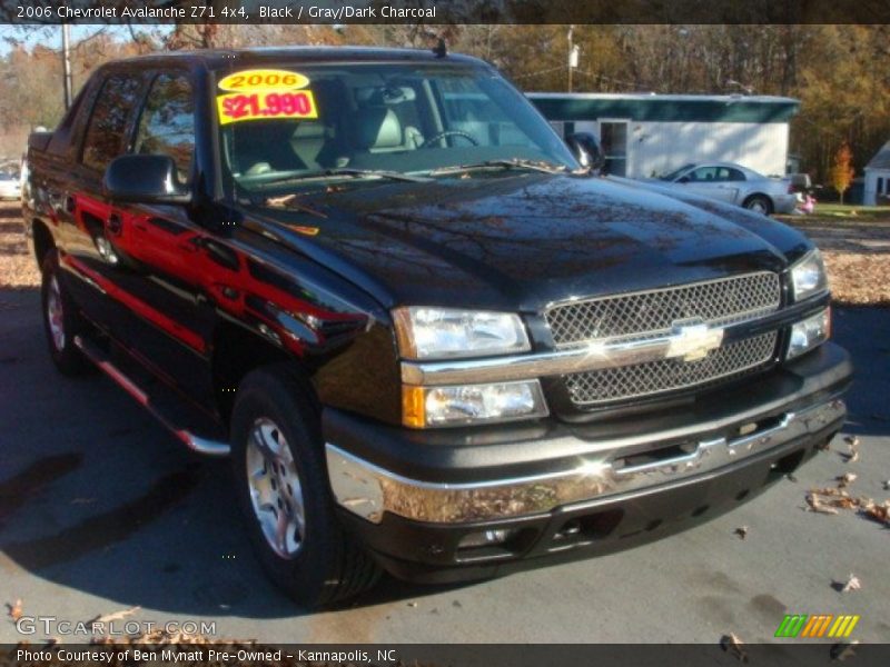Black / Gray/Dark Charcoal 2006 Chevrolet Avalanche Z71 4x4