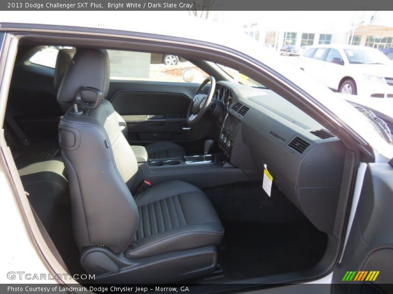 Bright White / Dark Slate Gray 2013 Dodge Challenger SXT Plus