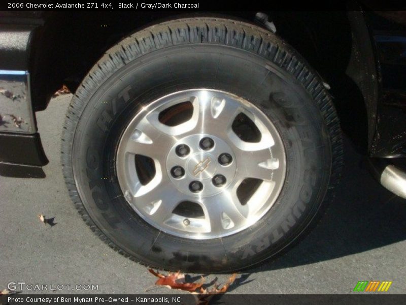 Black / Gray/Dark Charcoal 2006 Chevrolet Avalanche Z71 4x4