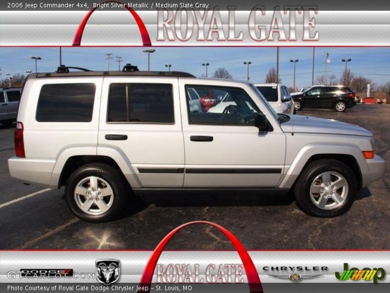 Bright Silver Metallic / Medium Slate Gray 2006 Jeep Commander 4x4