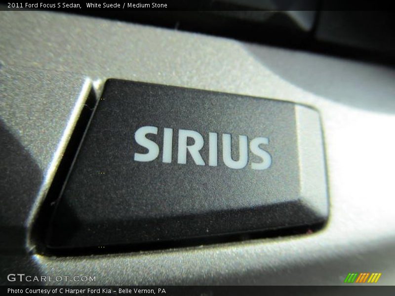 White Suede / Medium Stone 2011 Ford Focus S Sedan