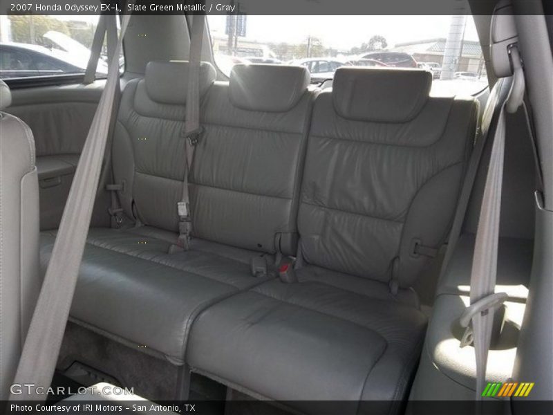 Slate Green Metallic / Gray 2007 Honda Odyssey EX-L