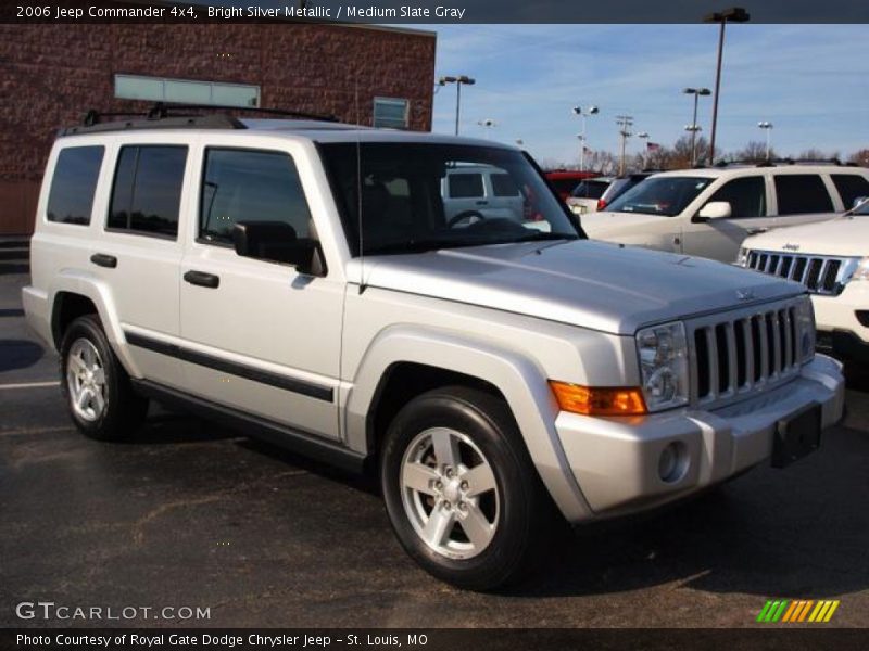 Bright Silver Metallic / Medium Slate Gray 2006 Jeep Commander 4x4