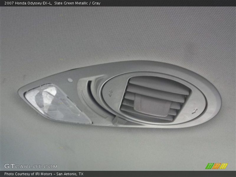 Slate Green Metallic / Gray 2007 Honda Odyssey EX-L