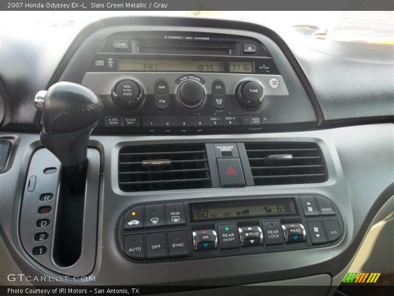 Slate Green Metallic / Gray 2007 Honda Odyssey EX-L