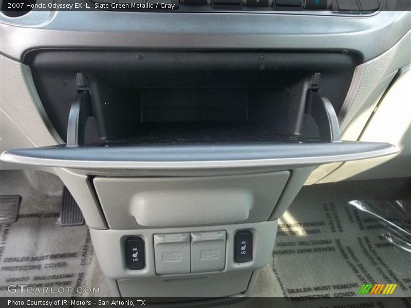 Slate Green Metallic / Gray 2007 Honda Odyssey EX-L