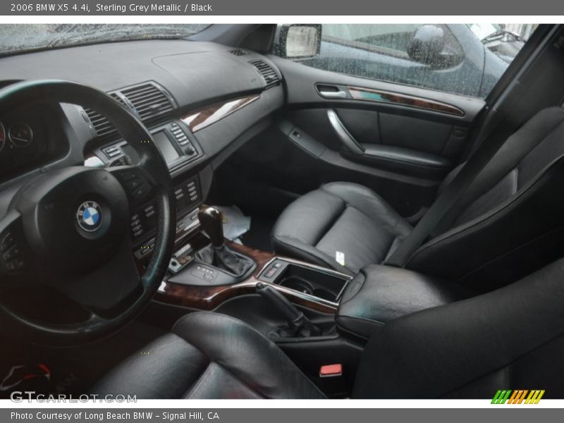 Sterling Grey Metallic / Black 2006 BMW X5 4.4i