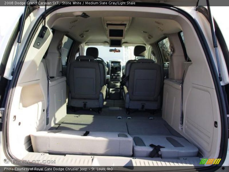Stone White / Medium Slate Gray/Light Shale 2008 Dodge Grand Caravan SXT