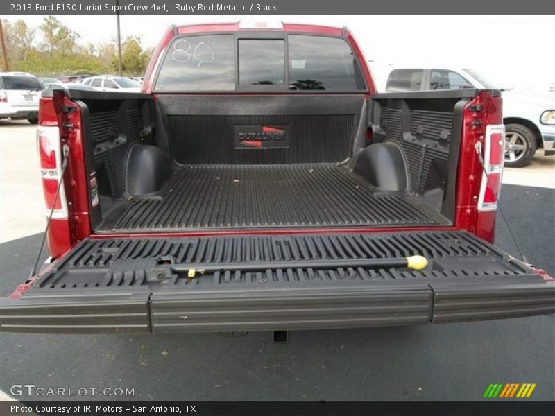 Ruby Red Metallic / Black 2013 Ford F150 Lariat SuperCrew 4x4