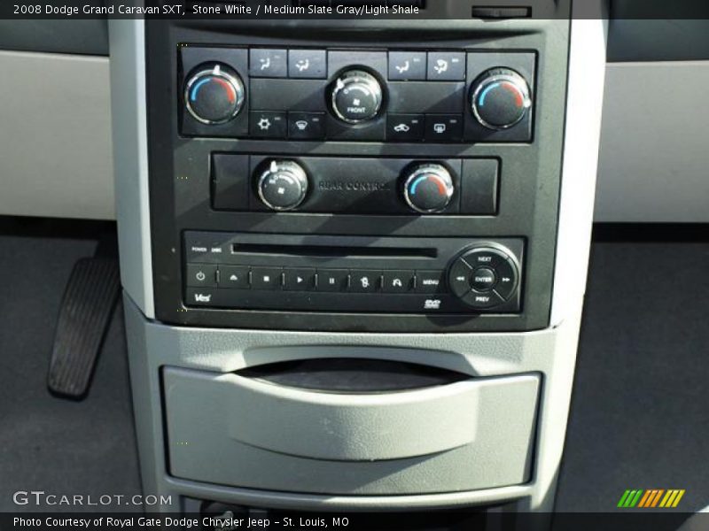 Stone White / Medium Slate Gray/Light Shale 2008 Dodge Grand Caravan SXT