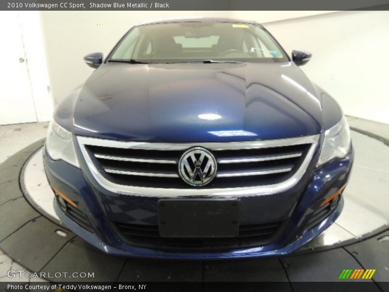 Shadow Blue Metallic / Black 2010 Volkswagen CC Sport