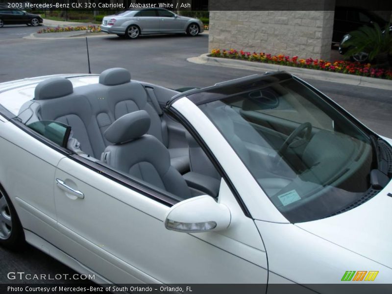 Alabaster White / Ash 2003 Mercedes-Benz CLK 320 Cabriolet