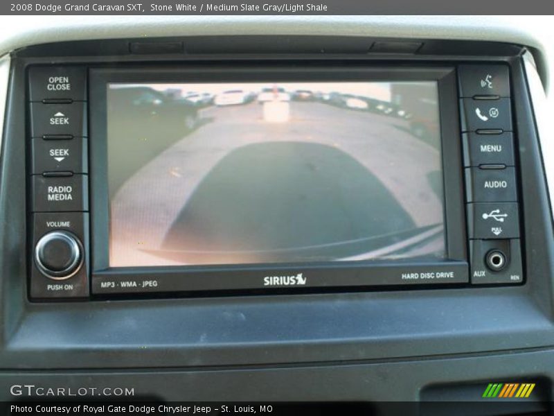 Stone White / Medium Slate Gray/Light Shale 2008 Dodge Grand Caravan SXT