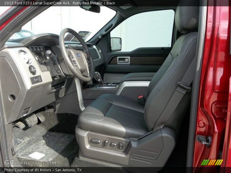 Ruby Red Metallic / Black 2013 Ford F150 Lariat SuperCrew 4x4