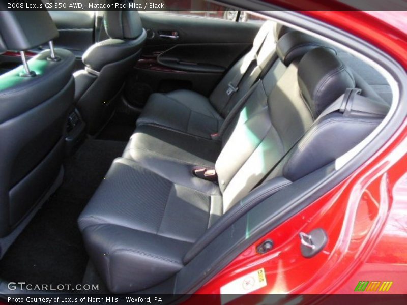 Matador Red Mica / Black 2008 Lexus GS 350 AWD