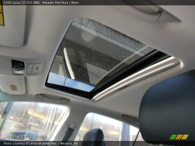 Matador Red Mica / Black 2008 Lexus GS 350 AWD