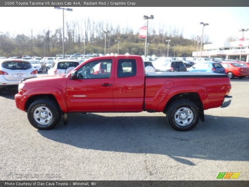 Radiant Red / Graphite Gray 2006 Toyota Tacoma V6 Access Cab 4x4