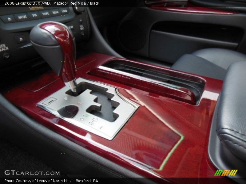 Matador Red Mica / Black 2008 Lexus GS 350 AWD