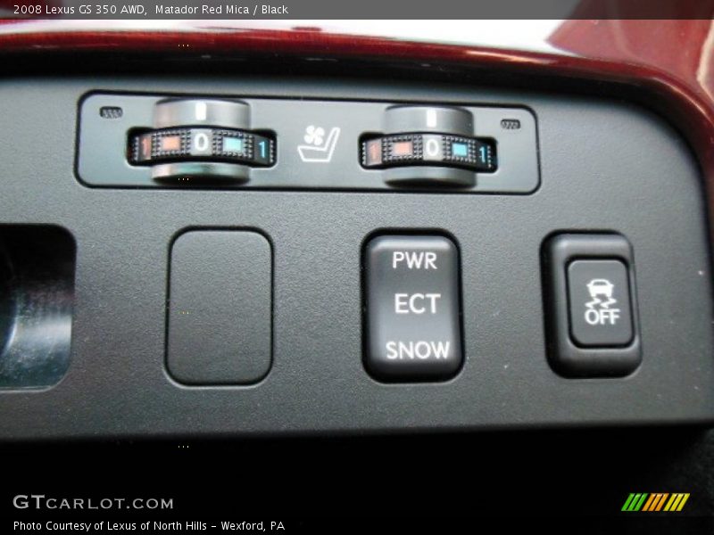 Matador Red Mica / Black 2008 Lexus GS 350 AWD