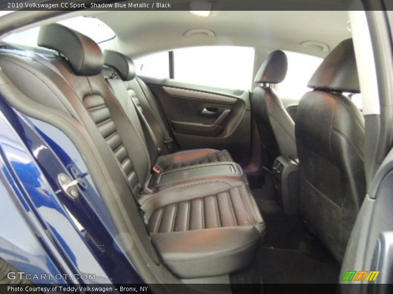Shadow Blue Metallic / Black 2010 Volkswagen CC Sport