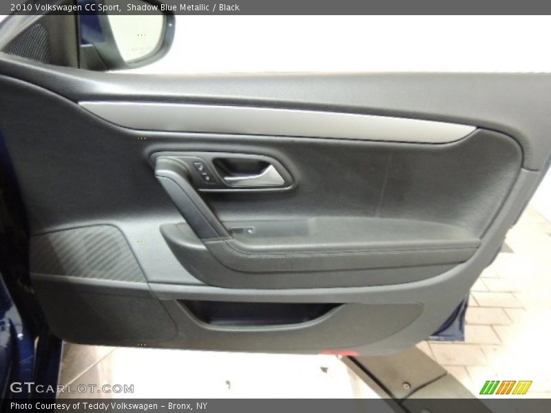 Shadow Blue Metallic / Black 2010 Volkswagen CC Sport