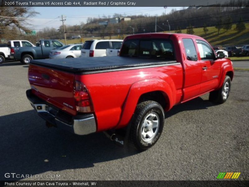 Radiant Red / Graphite Gray 2006 Toyota Tacoma V6 Access Cab 4x4