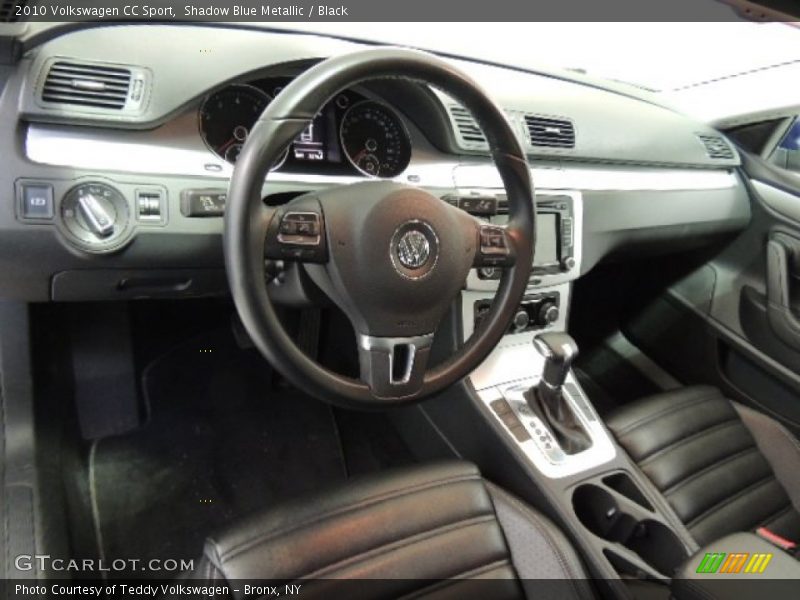 Shadow Blue Metallic / Black 2010 Volkswagen CC Sport