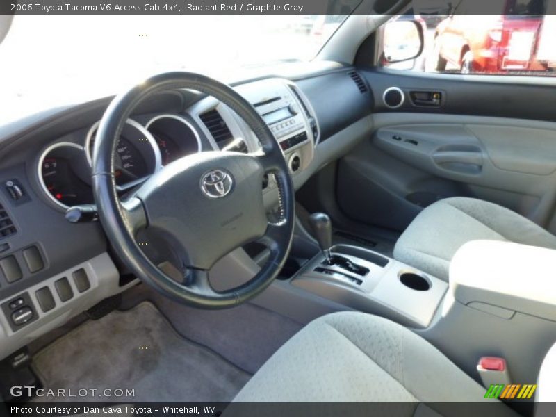Radiant Red / Graphite Gray 2006 Toyota Tacoma V6 Access Cab 4x4