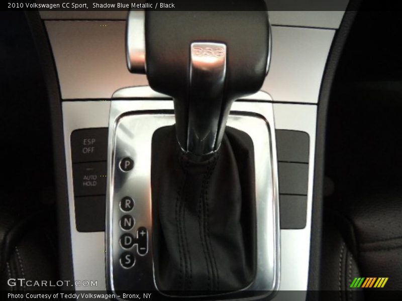 Shadow Blue Metallic / Black 2010 Volkswagen CC Sport