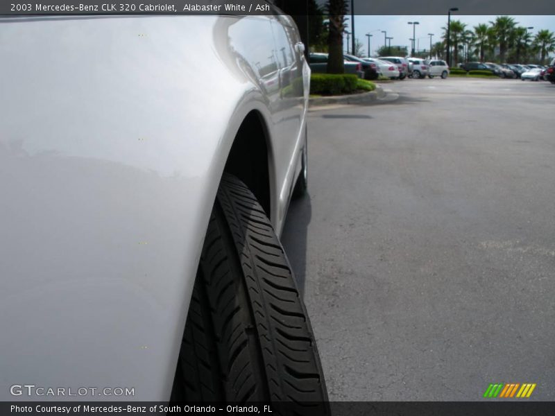 Alabaster White / Ash 2003 Mercedes-Benz CLK 320 Cabriolet