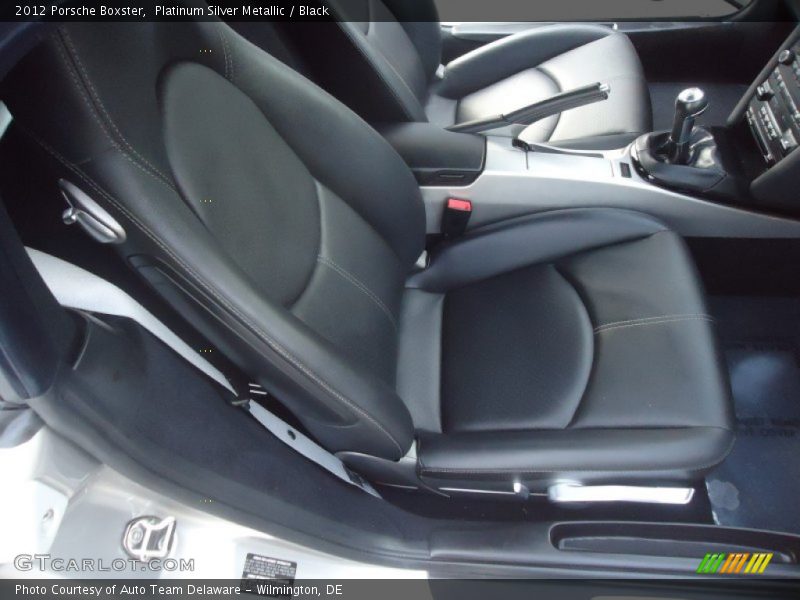 Platinum Silver Metallic / Black 2012 Porsche Boxster