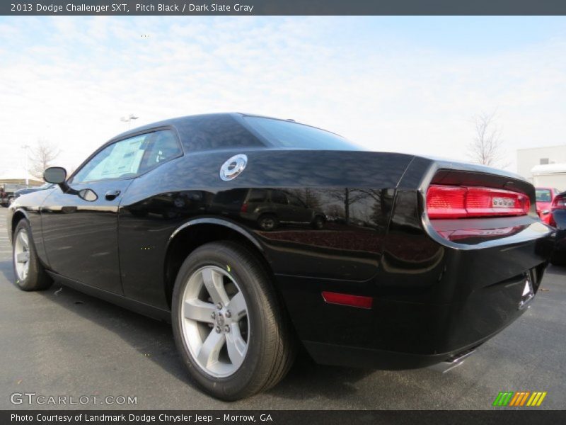 Pitch Black / Dark Slate Gray 2013 Dodge Challenger SXT