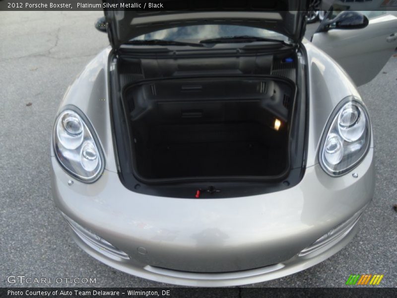 Platinum Silver Metallic / Black 2012 Porsche Boxster