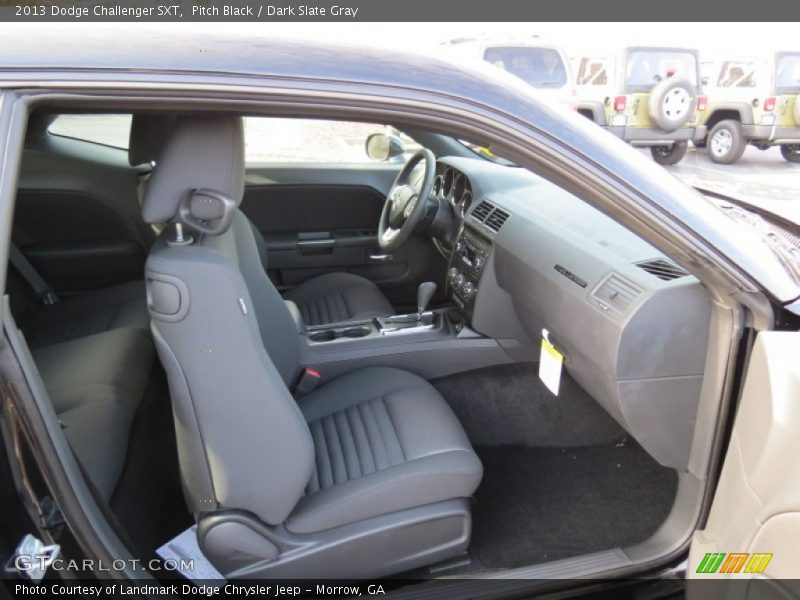 Pitch Black / Dark Slate Gray 2013 Dodge Challenger SXT