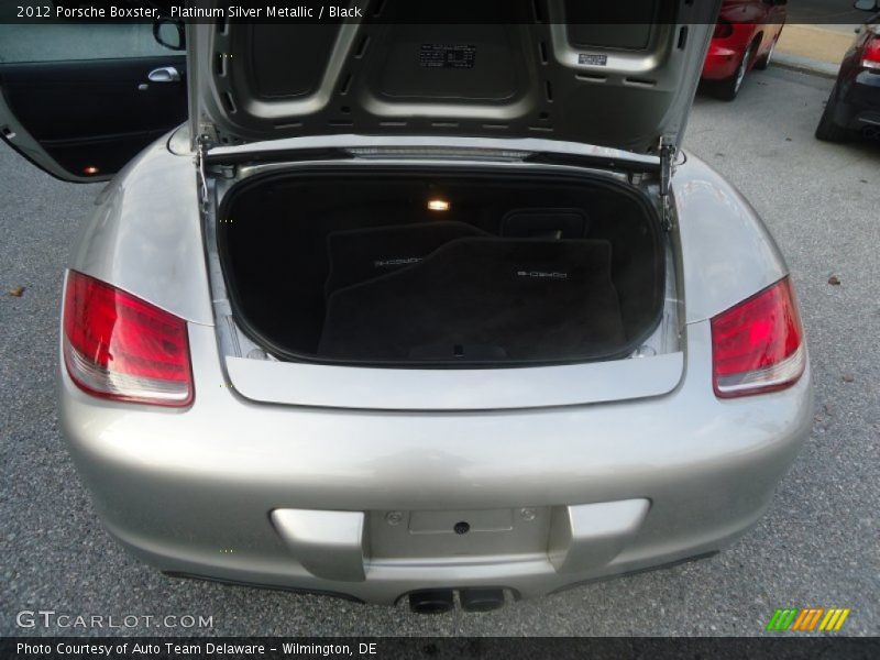 Platinum Silver Metallic / Black 2012 Porsche Boxster