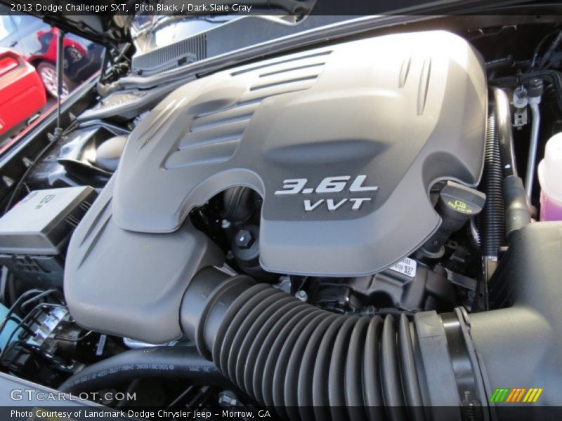 Pitch Black / Dark Slate Gray 2013 Dodge Challenger SXT