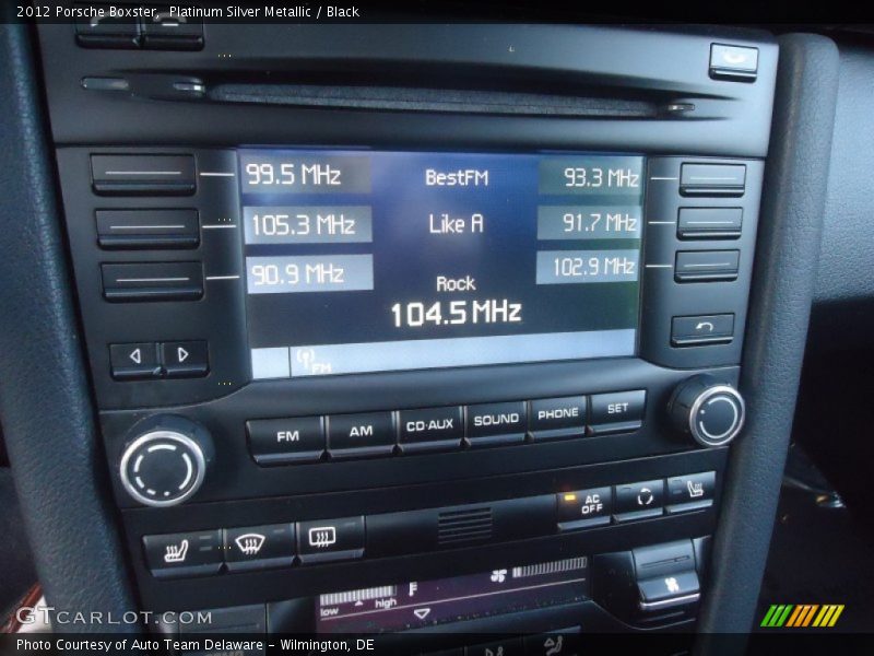 Audio System of 2012 Boxster 