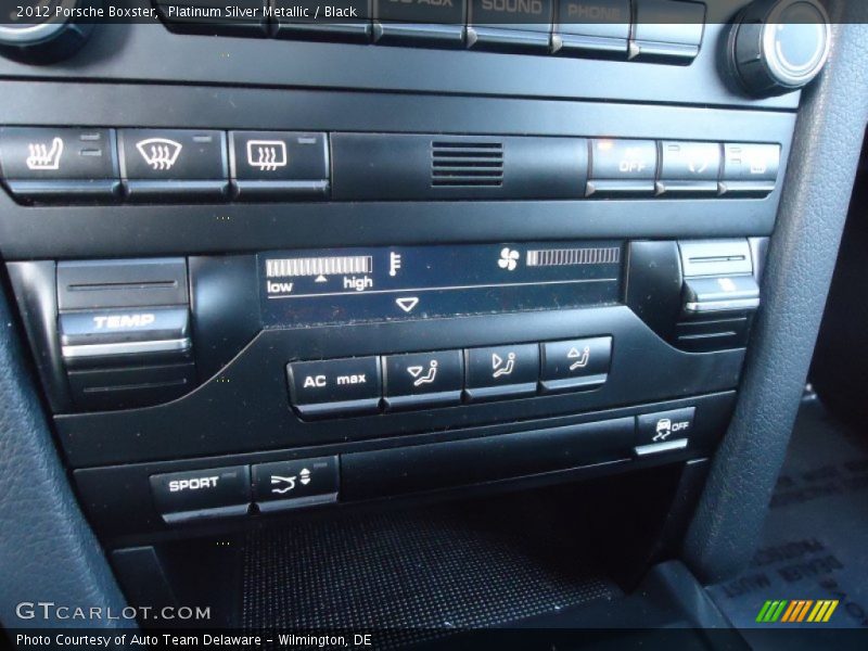 Controls of 2012 Boxster 