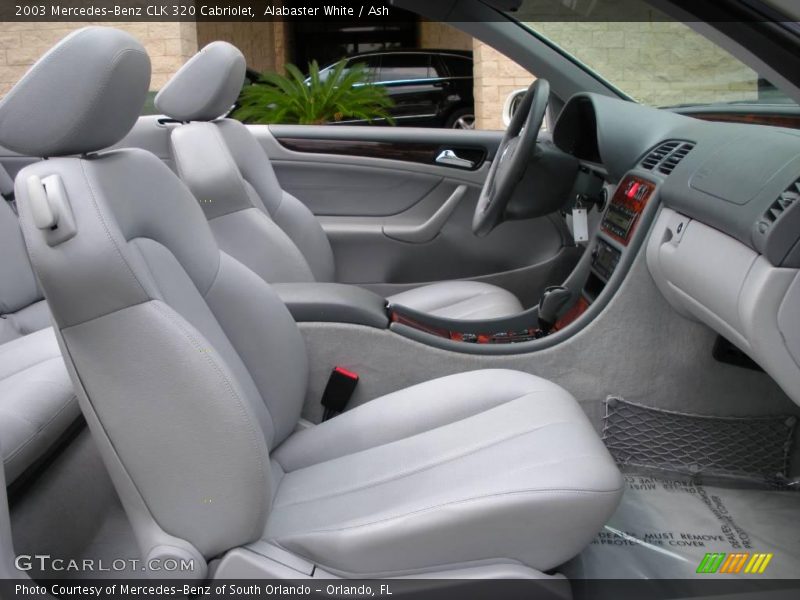 Alabaster White / Ash 2003 Mercedes-Benz CLK 320 Cabriolet