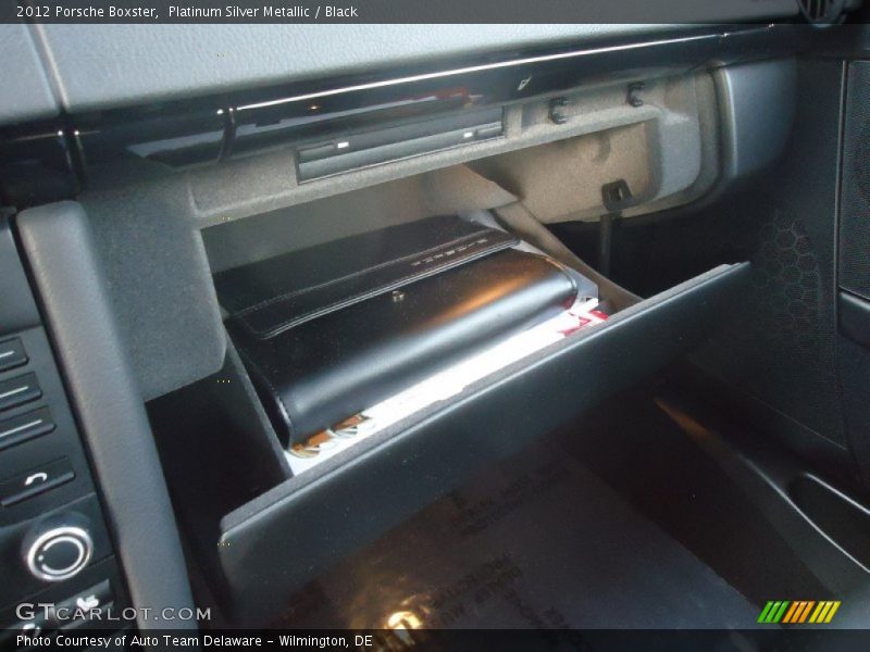 Platinum Silver Metallic / Black 2012 Porsche Boxster
