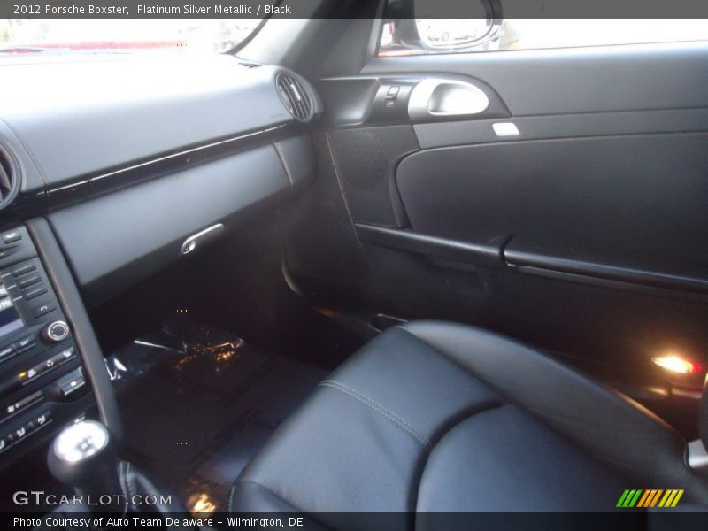 Platinum Silver Metallic / Black 2012 Porsche Boxster