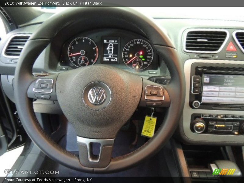 Black Uni / Titan Black 2010 Volkswagen Eos Komfort