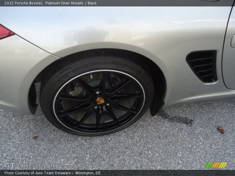 Platinum Silver Metallic / Black 2012 Porsche Boxster